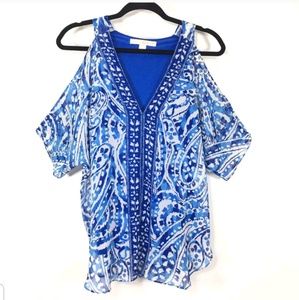 BOSTON PROPER Cold Shoulder Top